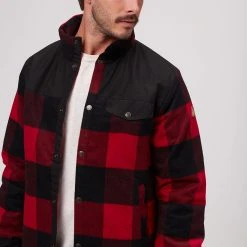 New 😍 Fjallraven Canada Wool Padded Jacket Men's ❤️ -Fjallraven® Official Online RD D7